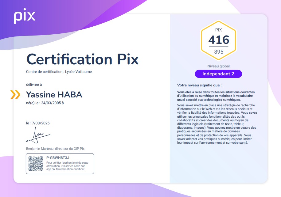 Certification PHP